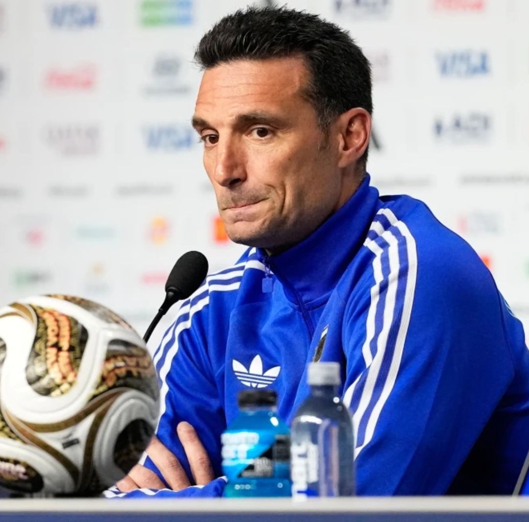Técnico de Argentina Lionel Scaloni. Foto: AP
